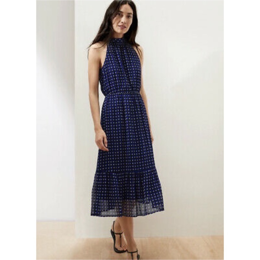 Banana Republic Women’s Back Bow Midi Dress